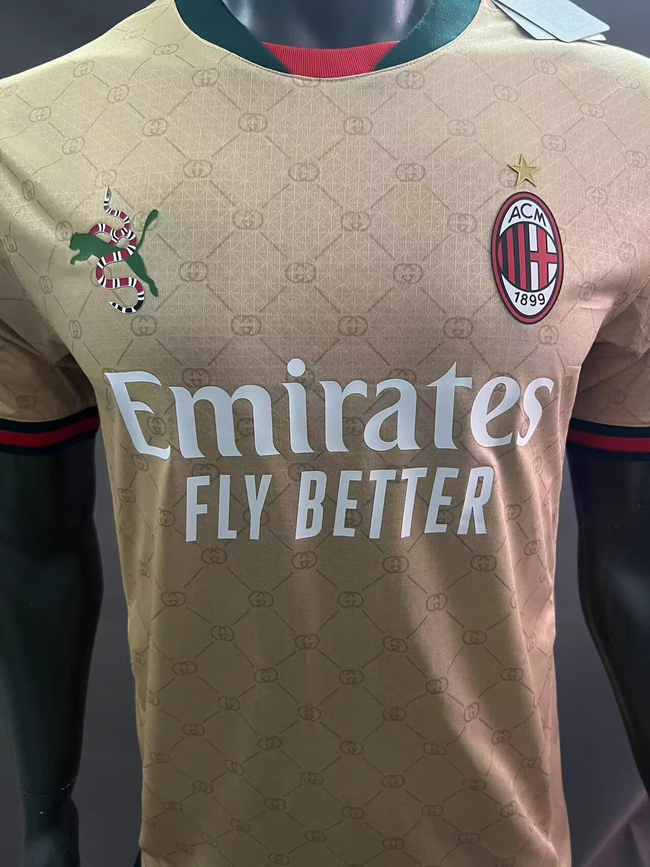 AC Milan 2024-25 Gucci Special Edition Kit Player Version