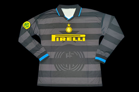 Long Sleeved Retro Inter Milan 1998 UEFA Cup final Kit