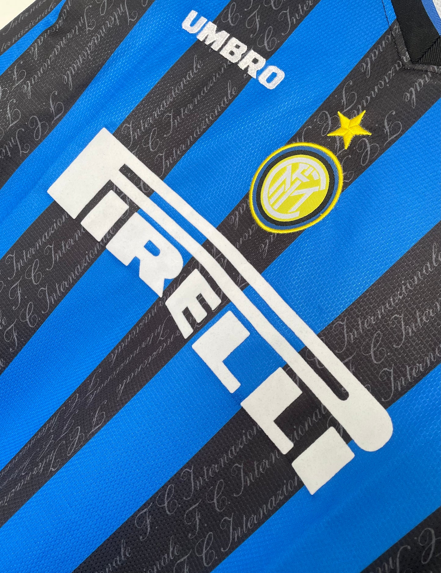 Long Sleeved Retro Inter Milan 97/98 Home Kit