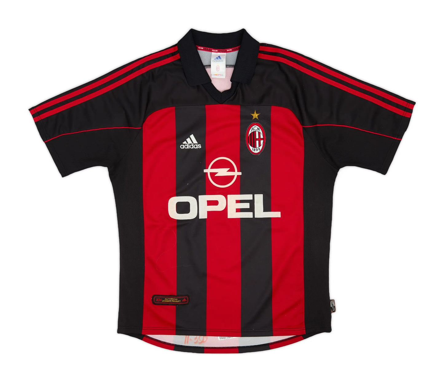 Retro AC Milan 2000-02 Home Kit