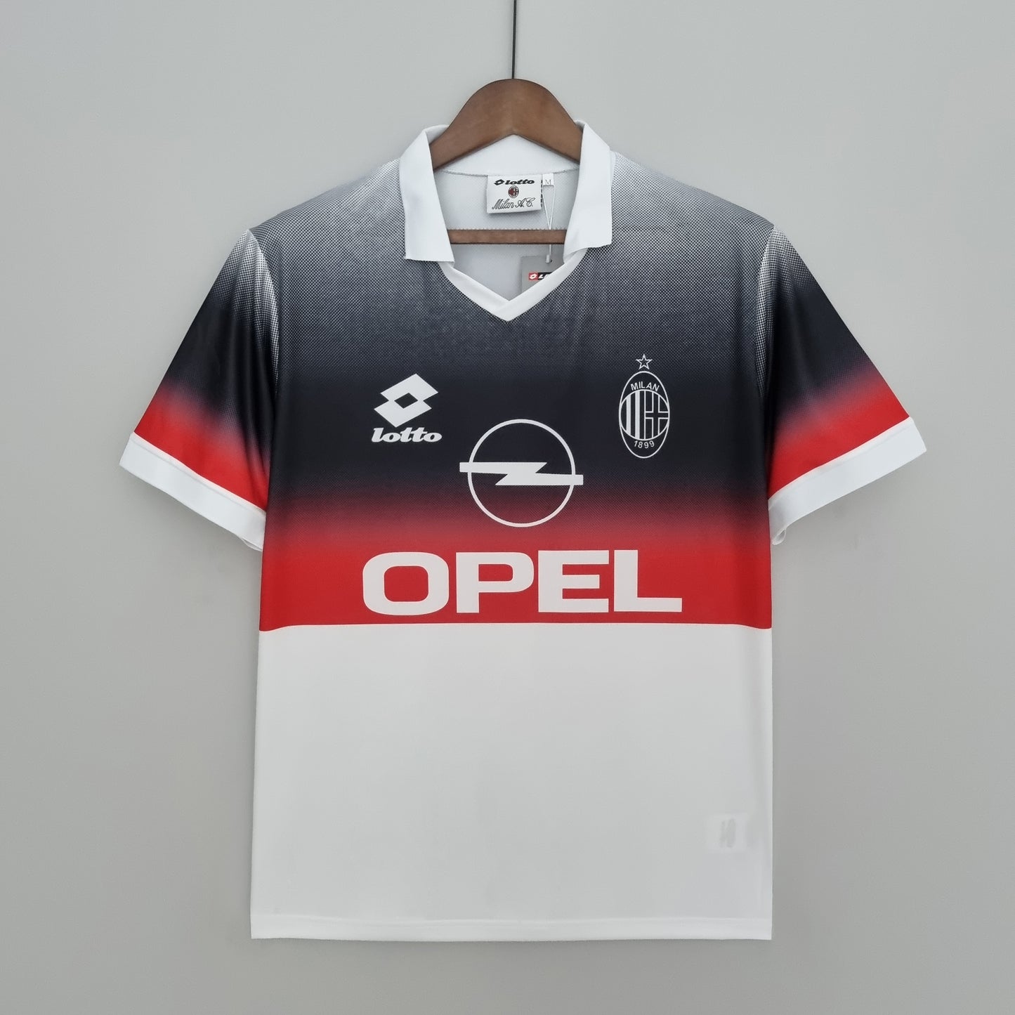 Retro AC Milan 95/96 Training Black and White Kit