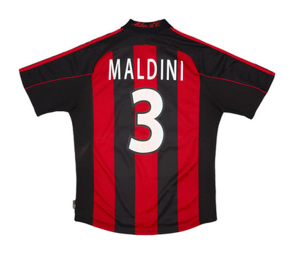 Retro AC Milan 2000-02 Home Kit