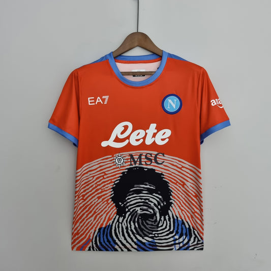 Napoli 22/23 Maradona Special Edition Orange Kit