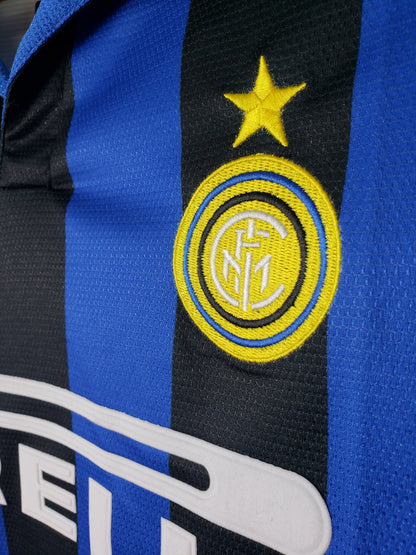 Long Sleeved Retro Inter Milan 98/99 Home Kit