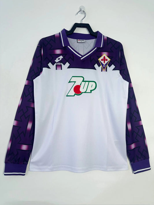 Long Sleeved Retro Fiorentina 1992/93 Away Kit