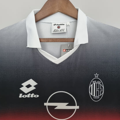 Retro AC Milan 95/96 Training Black and White Kit