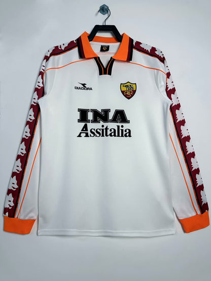 Long Sleeved Retro Roma 1998/99 Away Kit