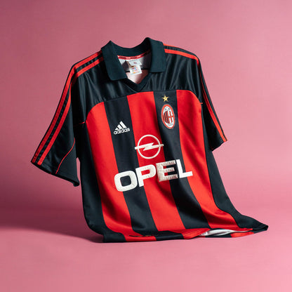 Retro AC Milan 2000-02 Home Kit