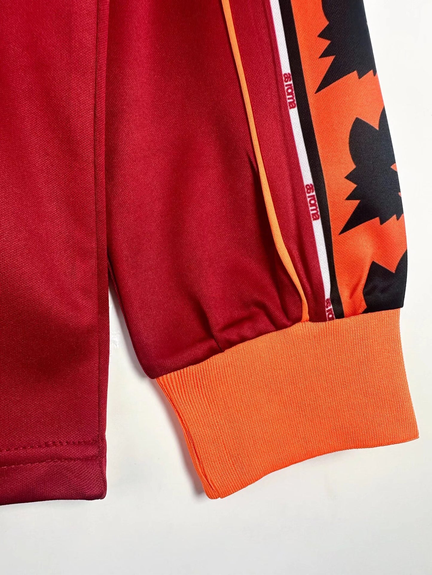 Long Sleeved Retro Roma 1998/99 Home Kit